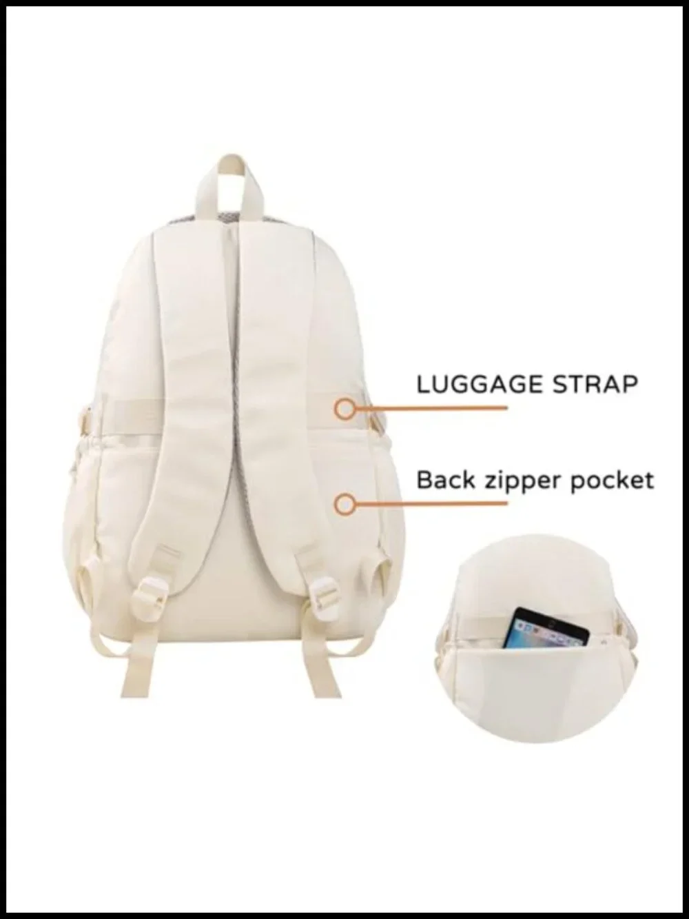 Girls 3 Piece Backpack Set with Lunch Box and Pencil Case